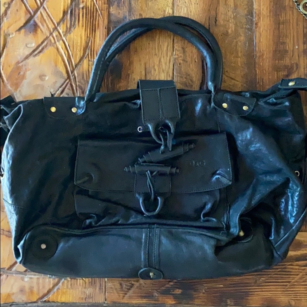 DOLCE & GABBANA Black Leather Bag